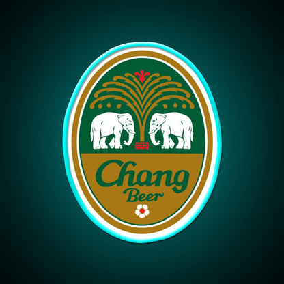 Chang Beer Bar Decor Led Neon Sign Rgb Color - Size and dimension reference