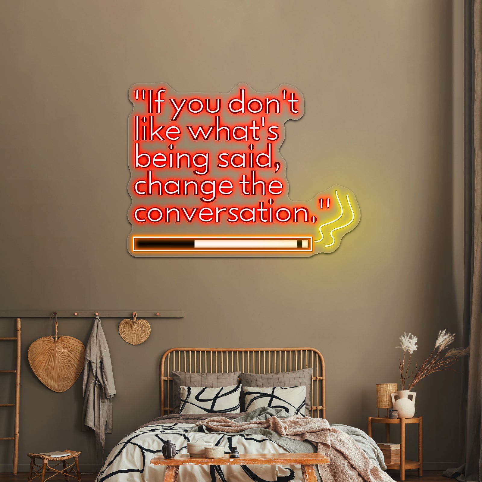 Change The Conversation Artwork Business Neon Sign