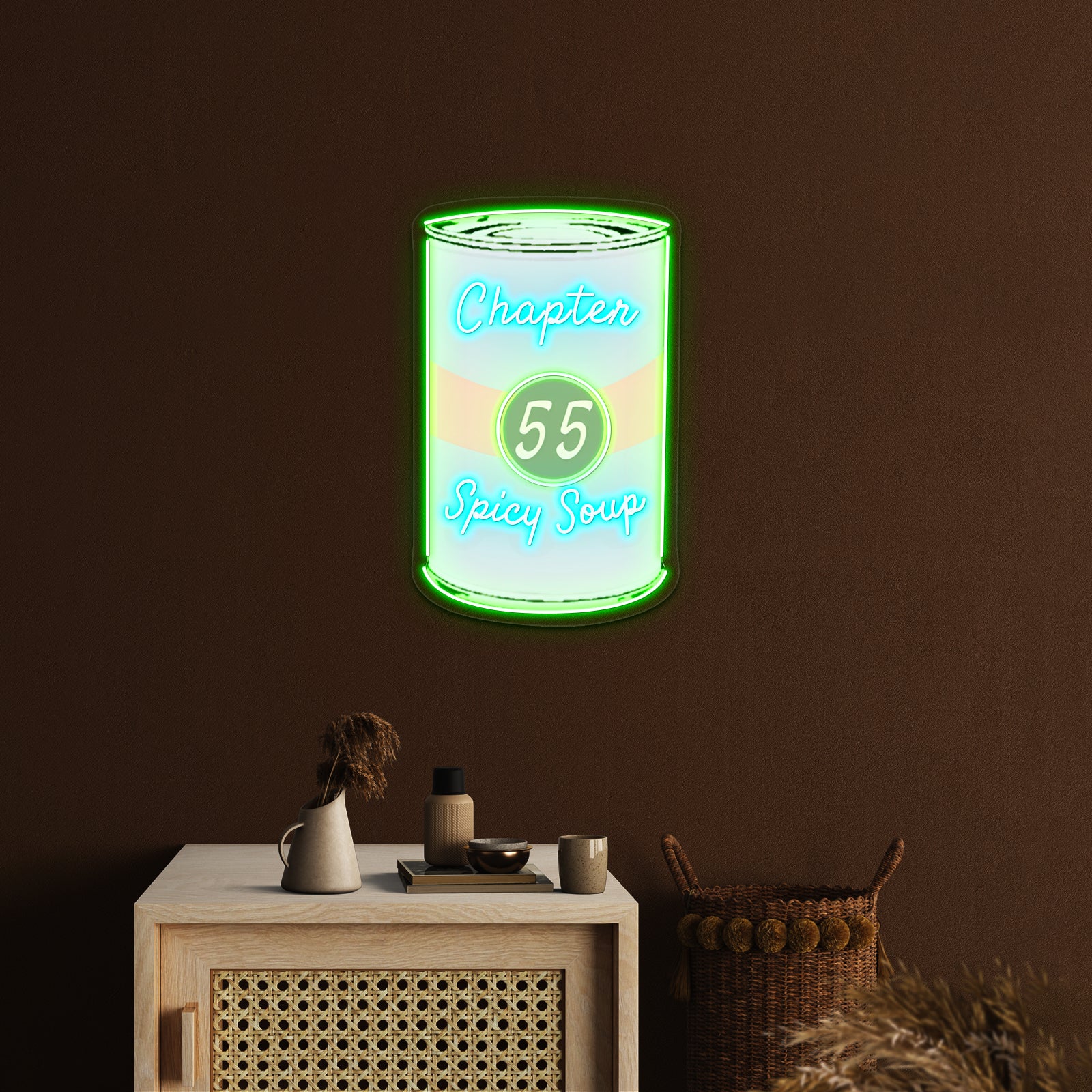 Chapter 55 Spicy Mating Bond Soup Artwork Business Neon Sign | Shineneon