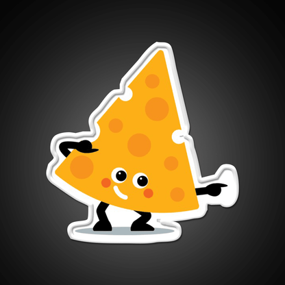 Character Fusion Just Cheese Snack Food Led Neon Sign Rgb Color - Shineneon