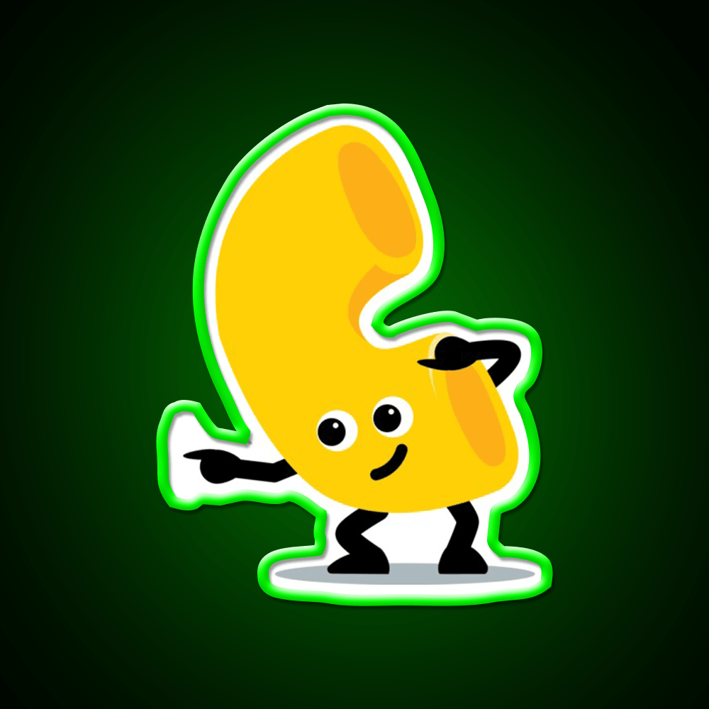 Character Fusion Just Mac Snack Food Led Neon Sign Rgb Color - Shineneon