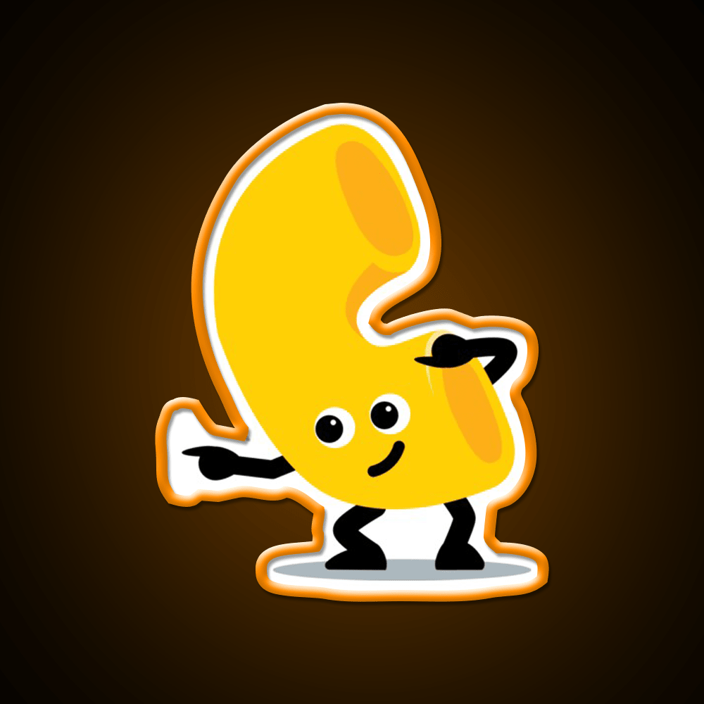 Character Fusion Just Mac Snack Food Led Neon Sign Rgb Color - Shineneon
