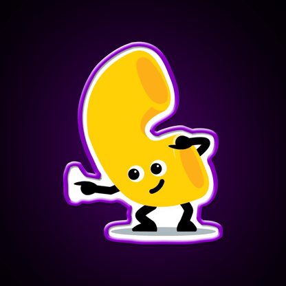 Character Fusion Just Mac Snack Food Led Neon Sign Rgb Color - Shineneon