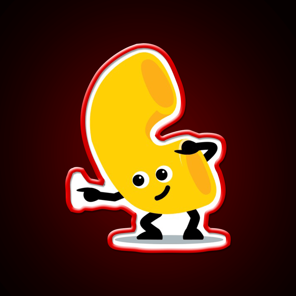 Character Fusion Just Mac Snack Food Led Neon Sign Rgb Color - Shineneon