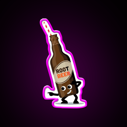 Character Fusion Just Root Beer Snack Food Led Neon Sign Rgb Color - Shineneon