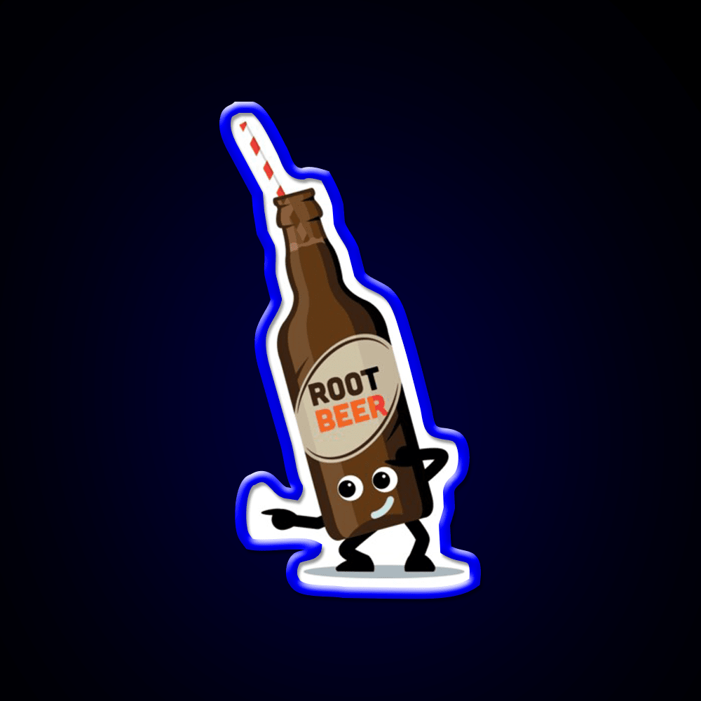 Character Fusion Just Root Beer Snack Food Led Neon Sign Rgb Color - Shineneon