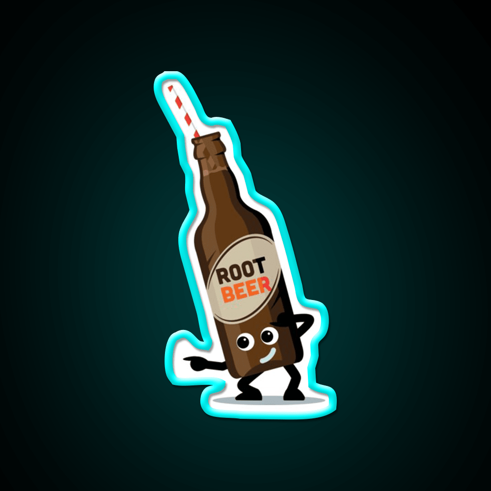 Character Fusion Just Root Beer Snack Food Led Neon Sign Rgb Color - Shineneon
