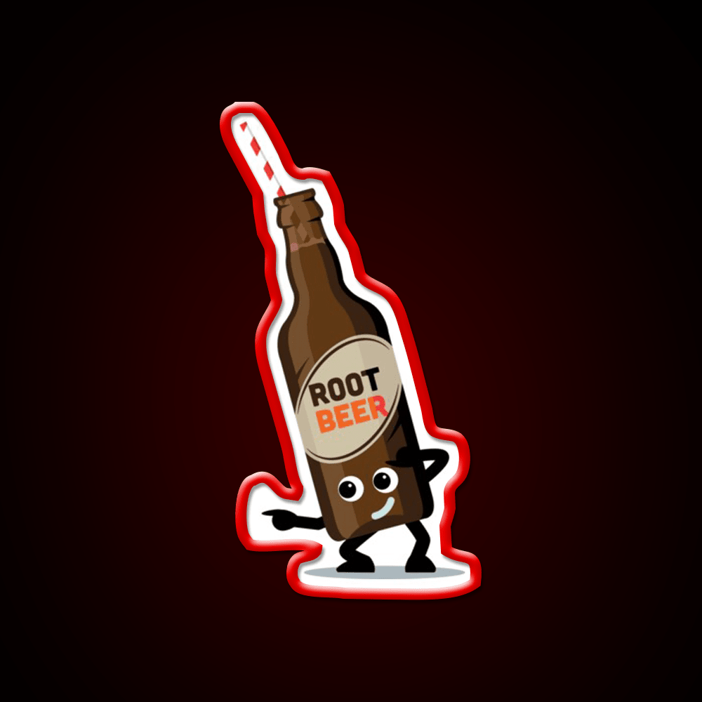 Character Fusion Just Root Beer Snack Food Led Neon Sign Rgb Color - Shineneon