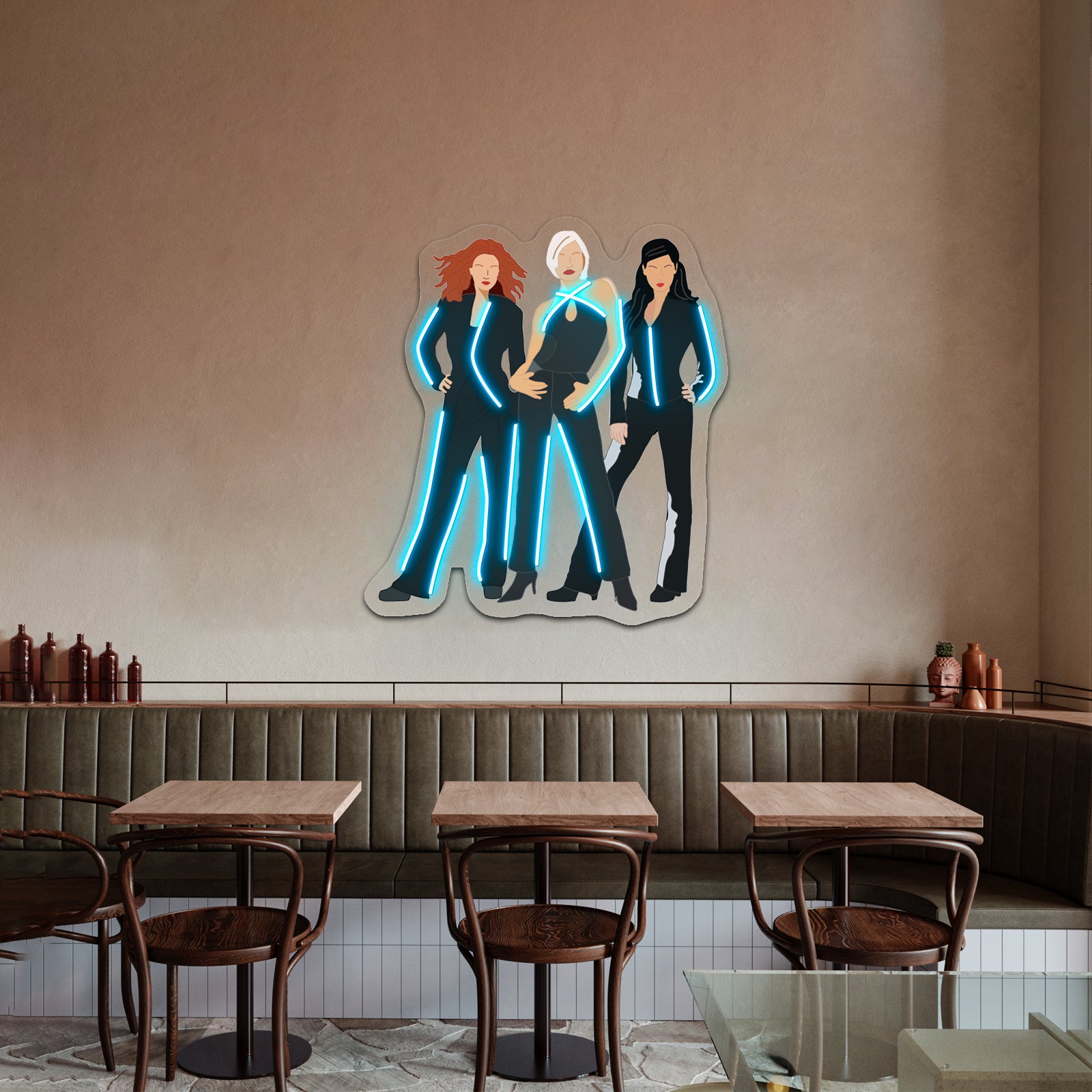 Charlies Angels Pop Artwork Business Neon Sign | Shineneon