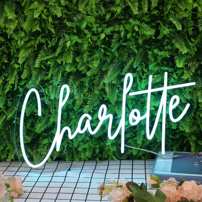 Charlotte Name Led Neon Sign - Shineneon