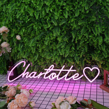 Chartotte Pink Led Neon Sign - Shineneon