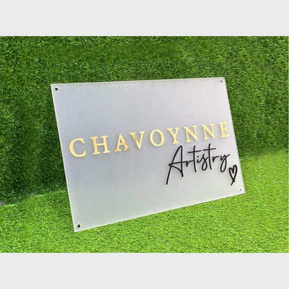 Chavoynne Acrylic Business Logo Sign - Shineneon