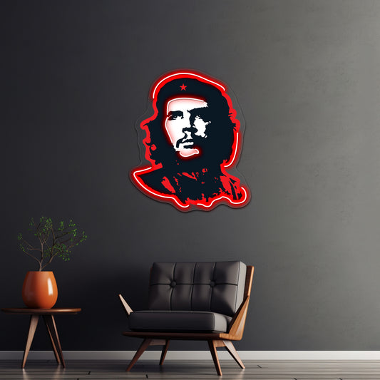 Che Red Artwork Business Neon Sign