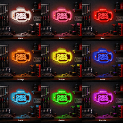 Check Engine Icon LED Neon Sign - Shineneon