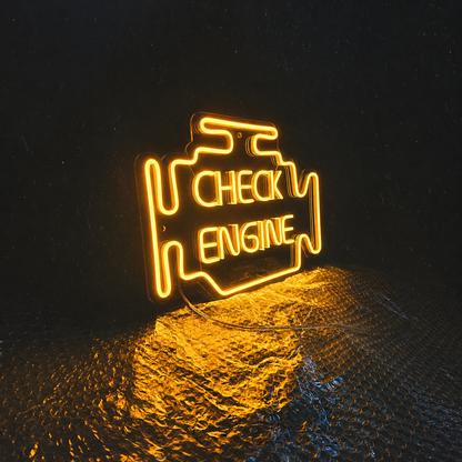 Check Engine LED Neon Sign - 01 Original Product Image
