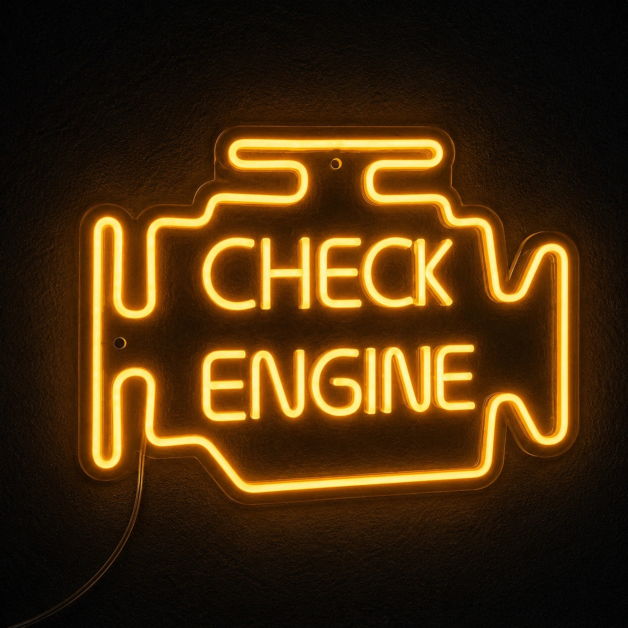Check Engine Neon Sign Wall Art LED Neon Sign high-converting product image