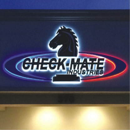 Check Mate Industries 3D Backlit Channel Letters Led Light Sign - Shineneon