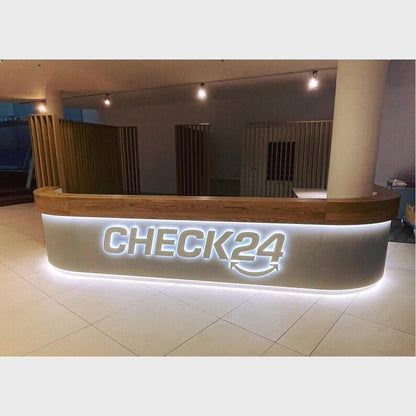 Check24 3D Backlit Channel Letters Led Light Sign - Shineneon