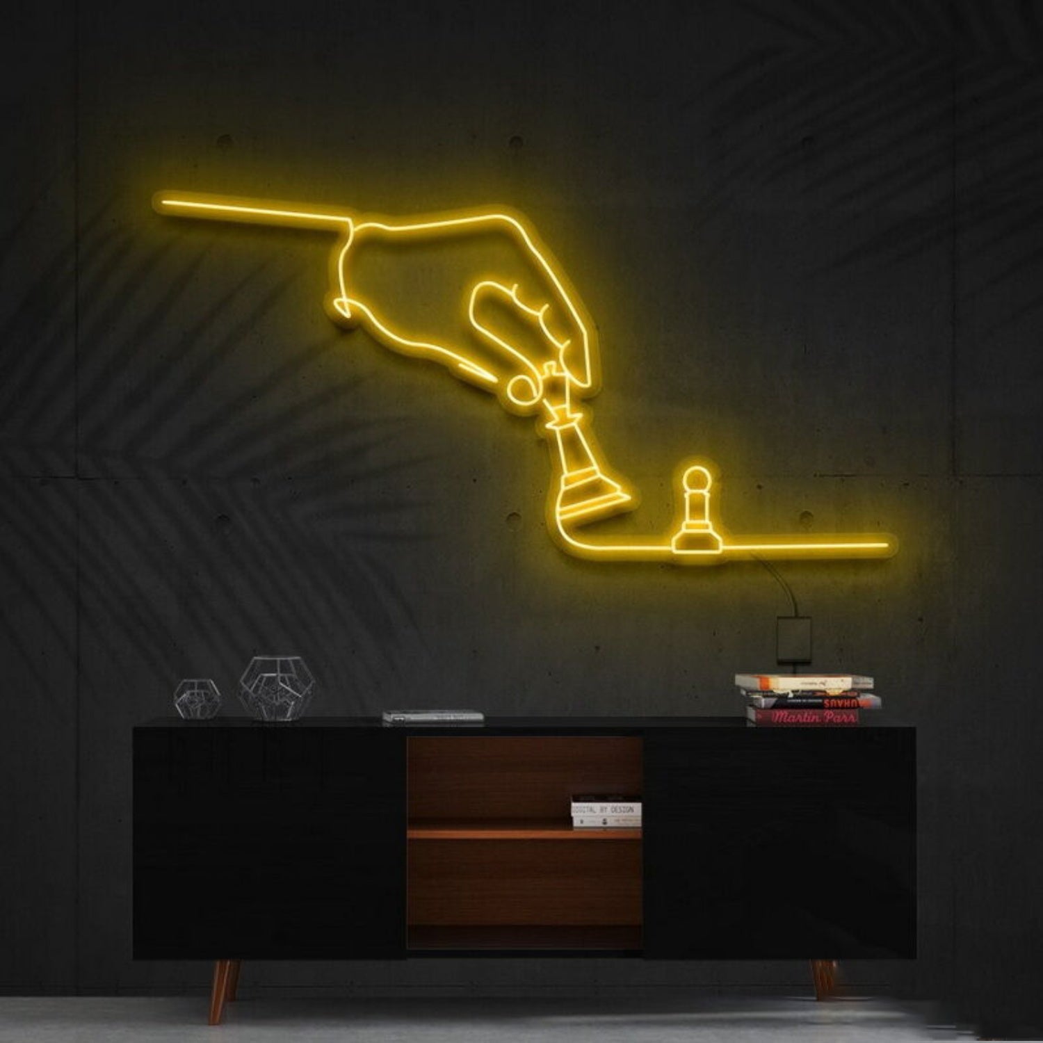 Checkmate Led Neon Sign Fchess And Game Lovers - Shineneon