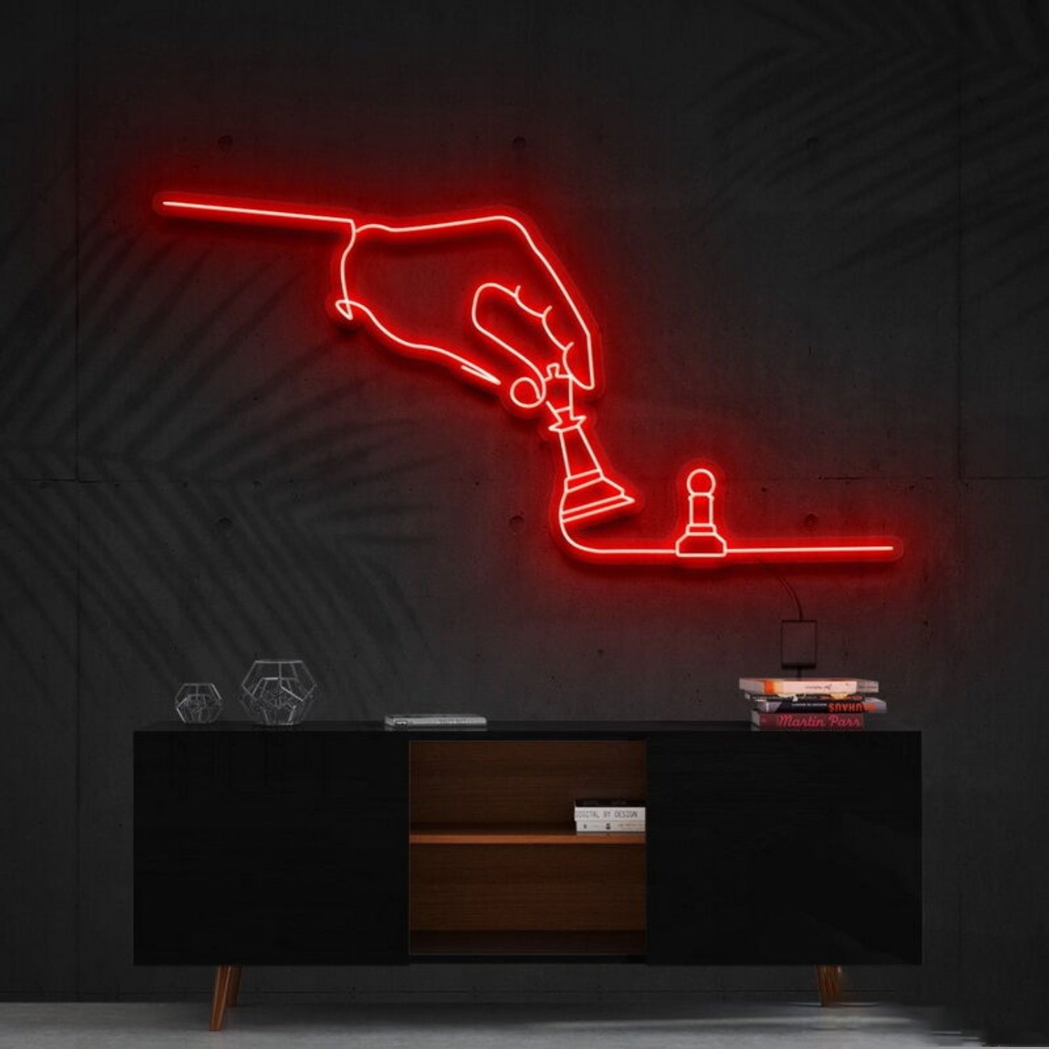 Checkmate Led Neon Sign Fchess And Game Lovers - Shineneon