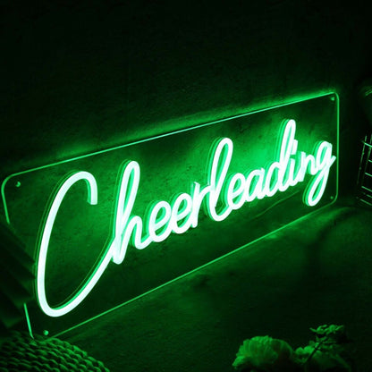 Cheer Leading Green Led Neon Sign - Shineneon