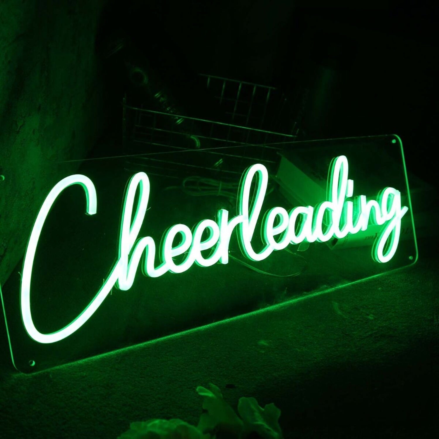 Cheer Leading Green Led Neon Sign - Shineneon