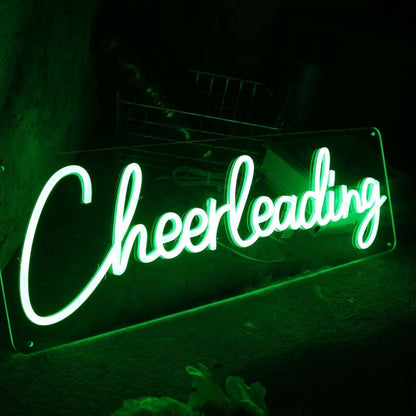 Cheer Leading Green Led Neon Sign - Shineneon