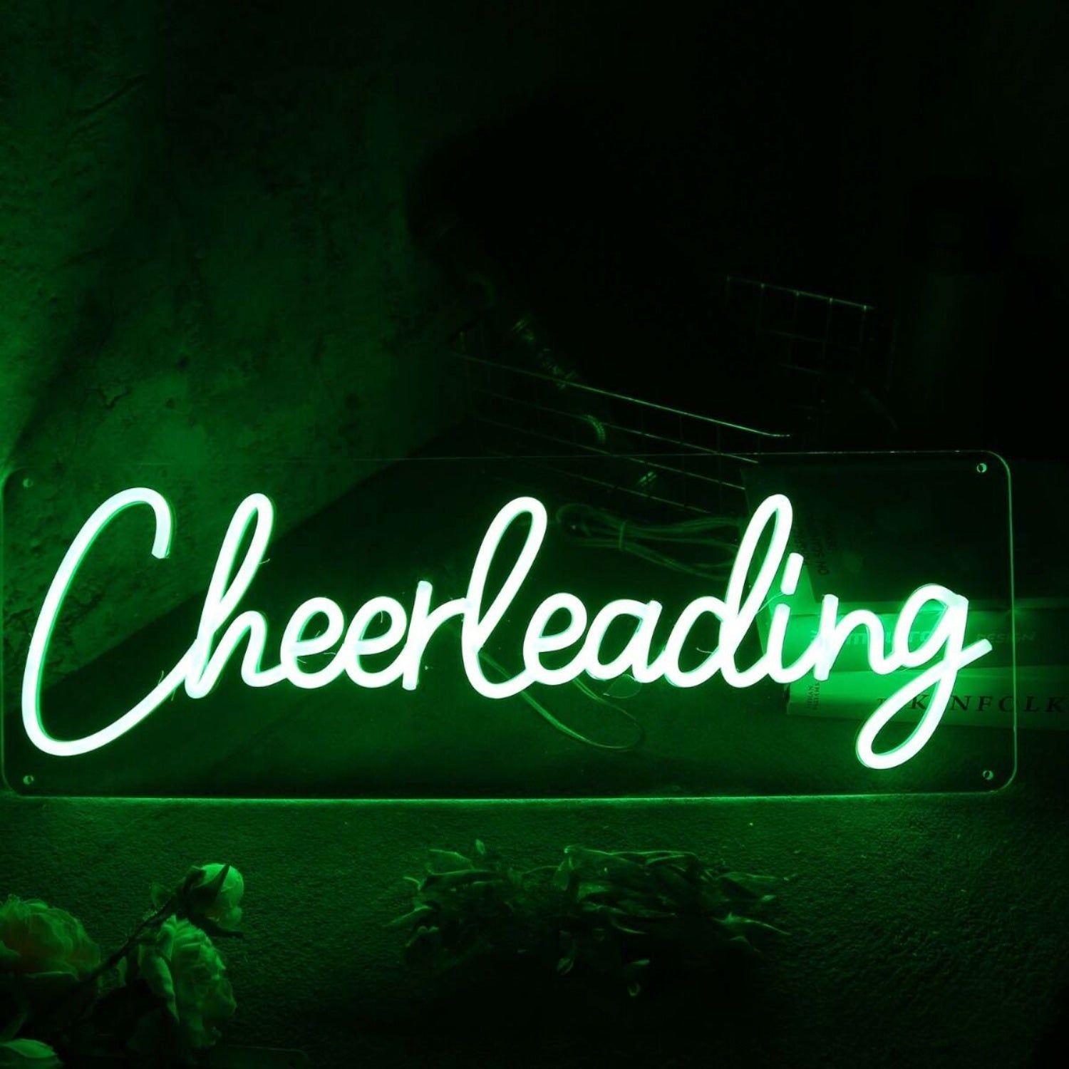 Cheer Leading Green Led Neon Sign - Shineneon