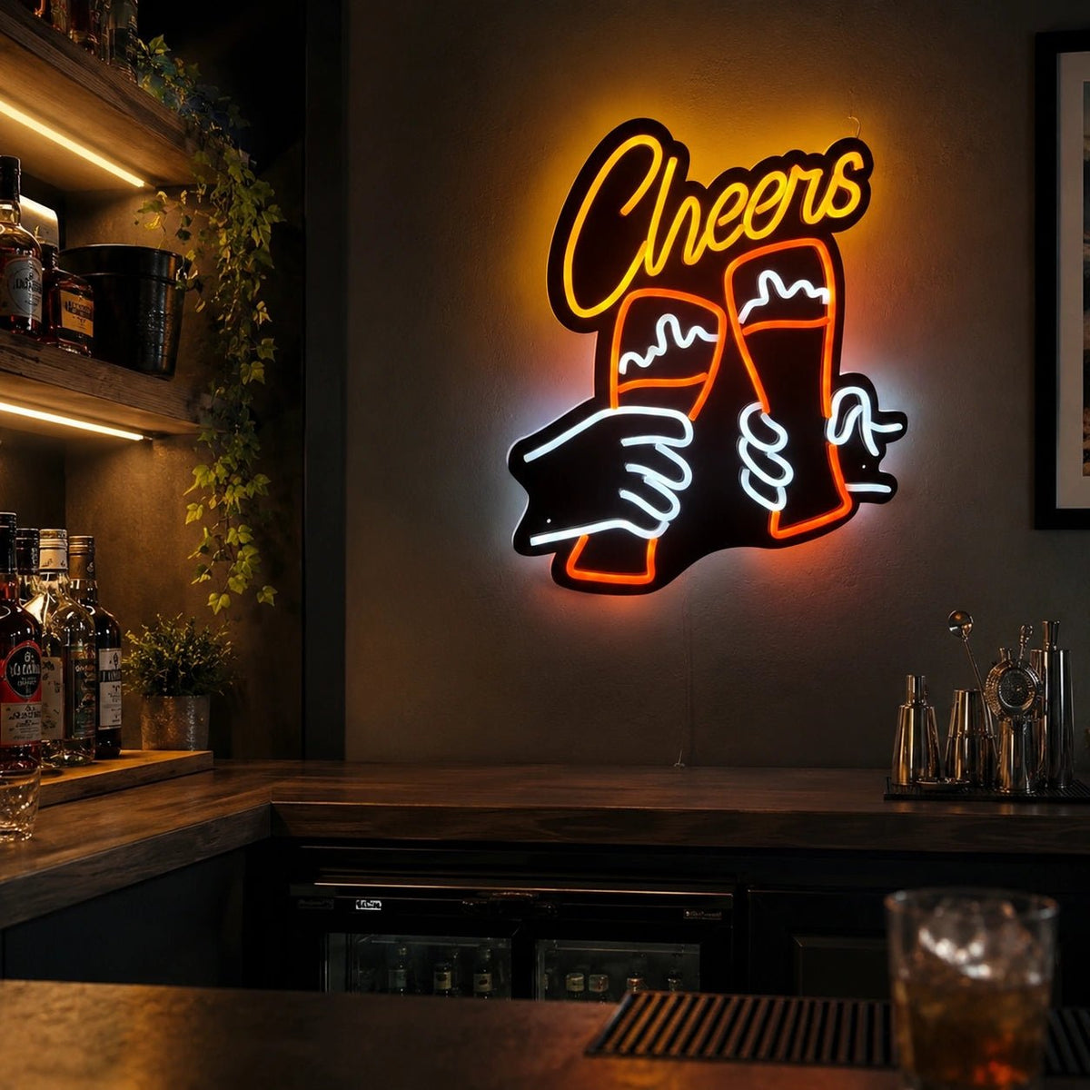 Cheers Beer Glasses LED Neon Sign - Shineneon