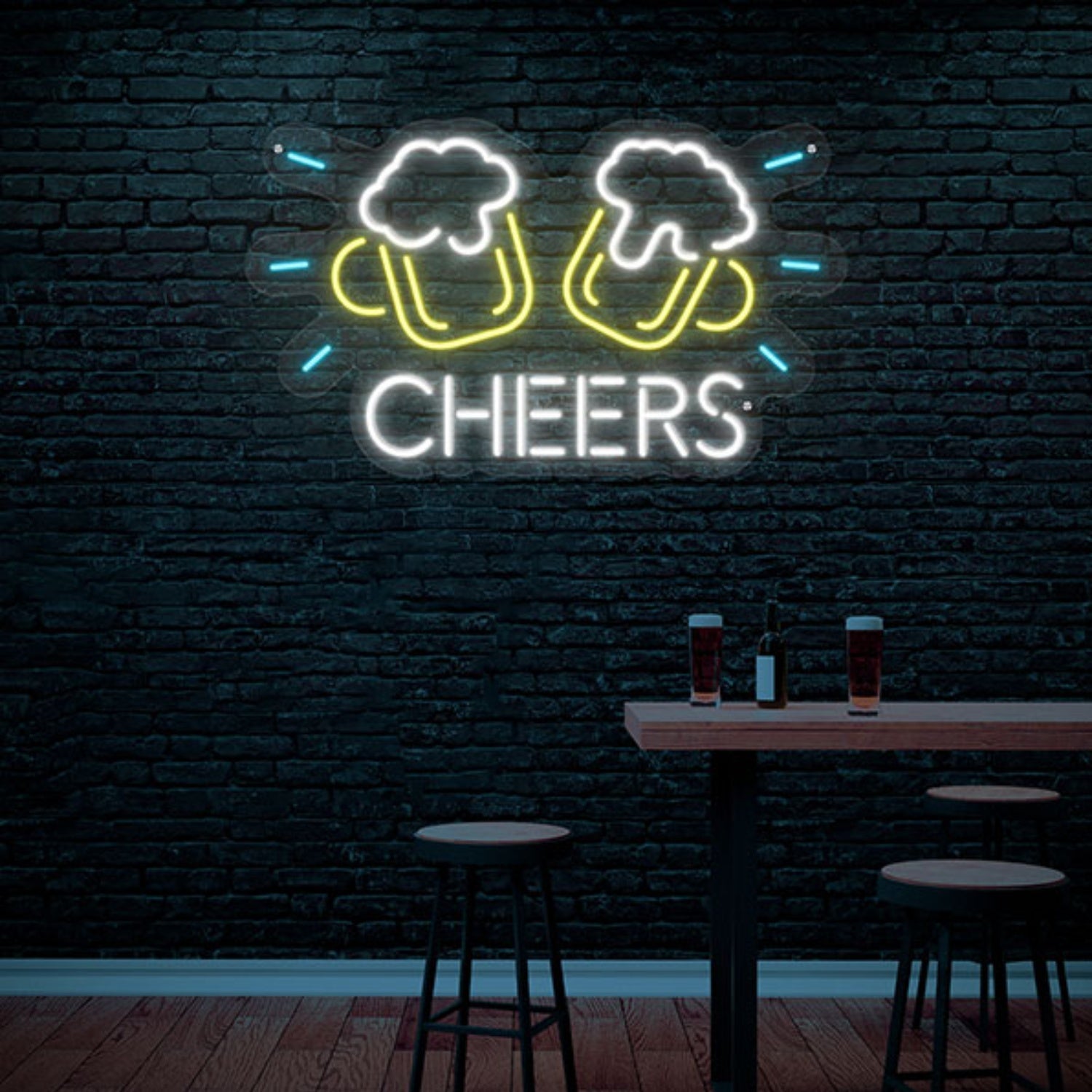 Cheers Beer Neon Sign Wall Art Decor | Shineneon