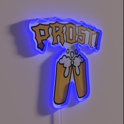 Cheers Beer Oktoberfest Prost Rgb Led Neon Sign - Shineneon