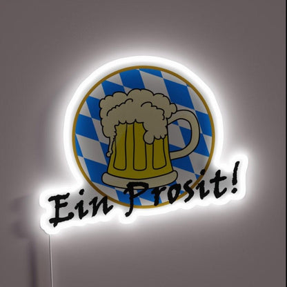 Cheers Beer Start On The Oktoberfest Rgb Led Neon Sign - Shineneon