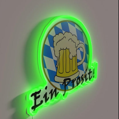 Cheers Beer Start On The Oktoberfest Rgb Led Neon Sign - Shineneon