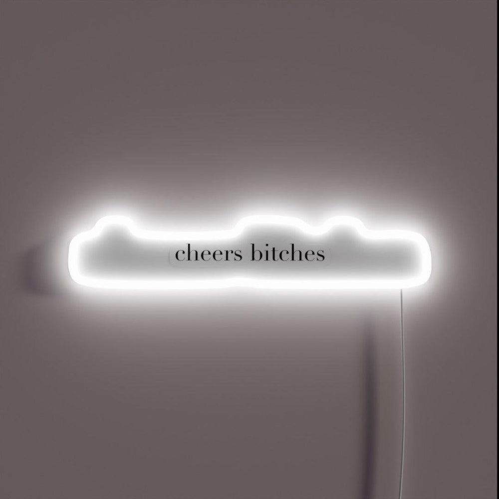 Cheers Bitches Rgb Led Neon Sign - Shineneon
