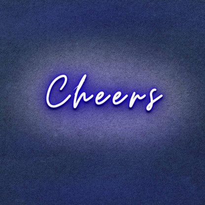 Cheers Bright Yellow Led Neon Sign For Home Bar Restaurant Wall Decor-1 | Shineneon