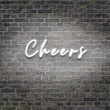 Cheers Bright Yellow Led Neon Sign For Home Bar Restaurant Wall Decor-1 | Shineneon