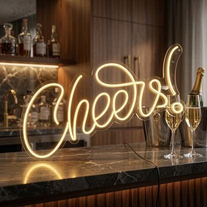 Cheers Business LED Neon Sign - 02 High-Converting Product Image