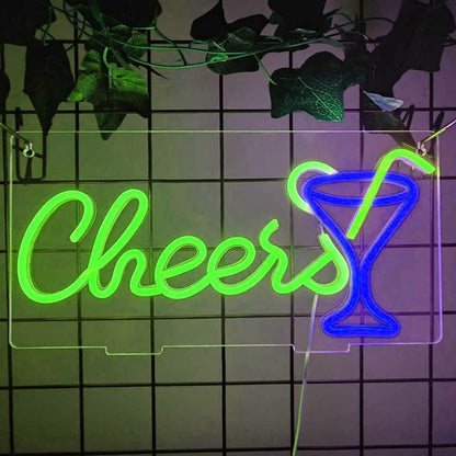 Cheers Cocktail Led Bar Neon Sign | Shineneon