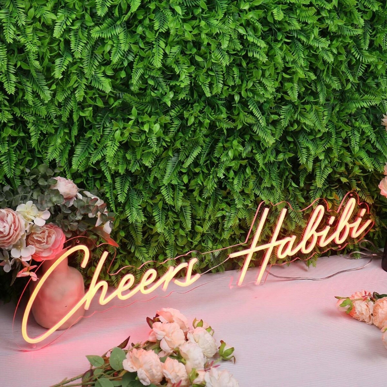 Cheers Habibi Red Led Neon Sign - Shineneon