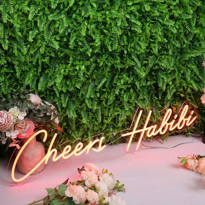 Cheers Habibi Red Led Neon Sign - Shineneon