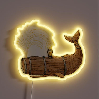 Cheers Keg Whale Rgb Led Neon Sign - Shineneon