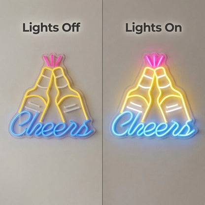 Cheers LED Neon Sign Home Wall Art Wall Neon Sign - Shineneon