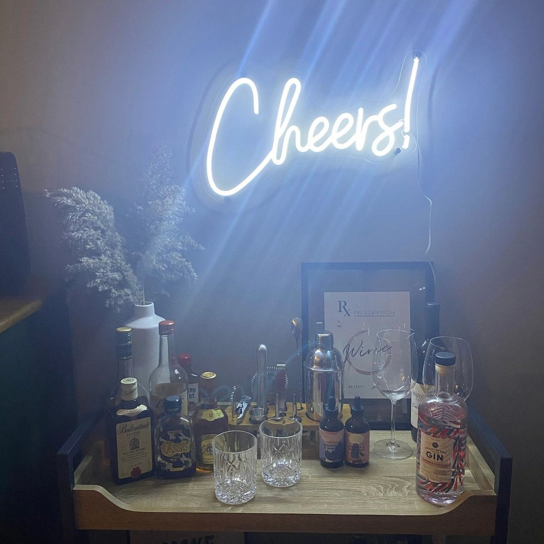 Cheers Led Sign Business Neon Sign For Room