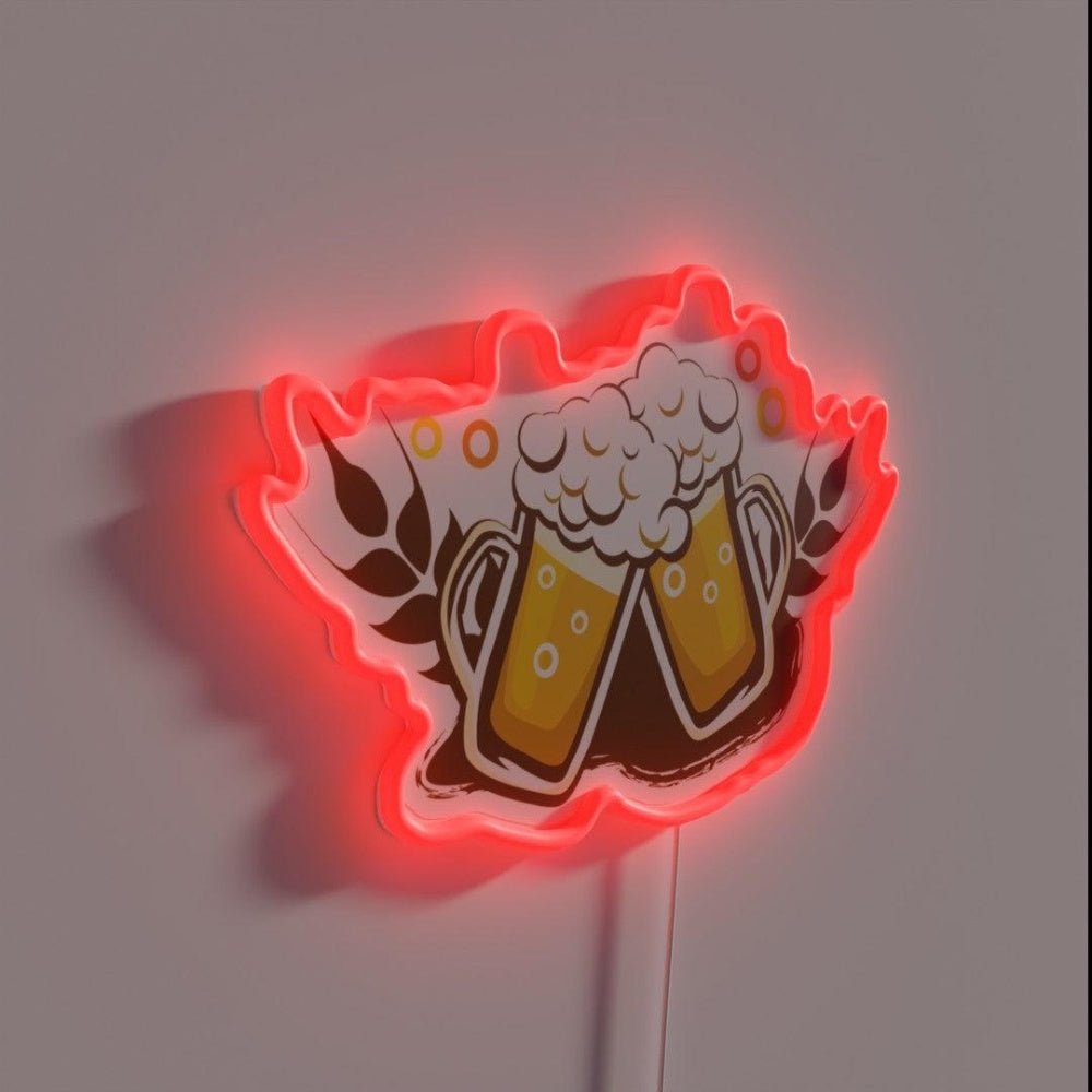 Cheers Lets Drink Rgb Led Neon Sign - Shineneon