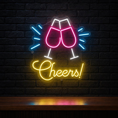 Cheers Man Cave LED Neon Sign - Shineneon
