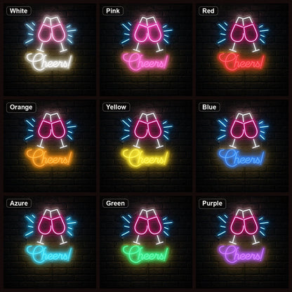 Cheers Man Cave LED Neon Sign - Shineneon