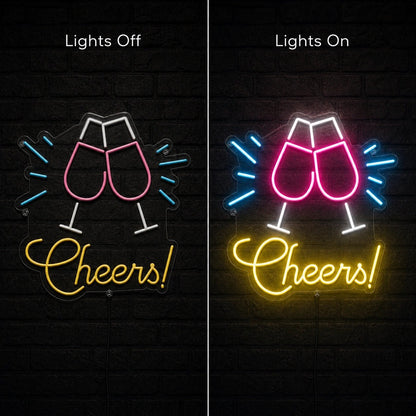 Cheers Man Cave LED Neon Sign - Shineneon