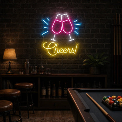 Cheers Man Cave LED Neon Sign - Shineneon