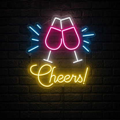 Cheers Man Cave LED Neon Sign - Shineneon