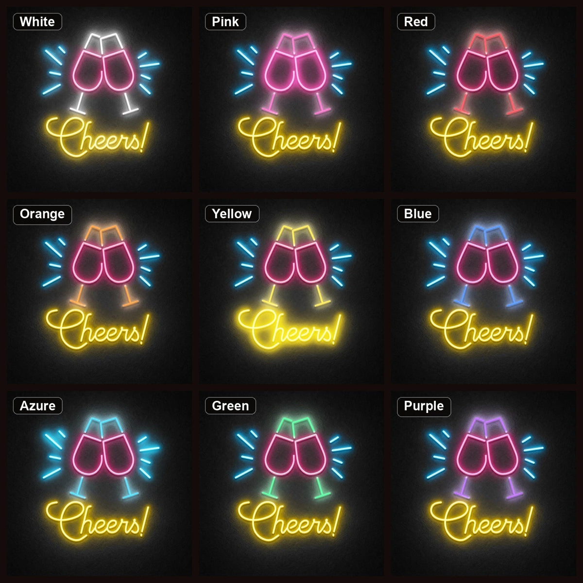 Cheers Man Cave LED Neon Sign Garage Neon Sign - Shineneon